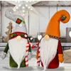 Weihnachtsdekorationen, kreative Farben, Rudolph-Puppe, gesichtslose Puppen, Ornamente