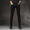 Nouveau printemps et automne jeans pantalons noirs pour hommes pantalons décontractés coréens pantalons serrés hommes jeans pantalons cargo hommes street wear goth vêtements x0621