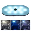 LED Car Interior Reading Light Backseat Ceiling Roof Kits Square Touch Magnetic Night 1Pcs