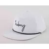 custom high quality 5 panel embroidery nylon hat rope bill unstructured snapback caps1037154