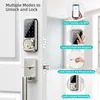Smart Lock вход без ключа Hornbill Smart Lock передняя дверь, цифровой электронный Bluetooth, используемый с приложением, код автоматического замка, подходит для Hotel Airbnb Home
