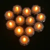 12 pçs / set à prova d 'água LED chá luzes velas flameless bateria operada para festa de casamento cristmas decoração lâmpada de Tealight Dropship D5.0