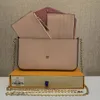 3 cores em relevo saco de mulher bolsa bolsa original caixa de data de data moda atacado verificador xadrez flor