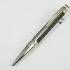 Flat Head White Crystal Top Metal Luxury Ballpoint Pen Office Office Writing Leverantör Famous Pens Germany6790689