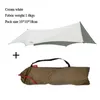 Without Poles!Vialido Large Space Outdoor Camping Shade Anti-ultraviolet Sunscreen Heat Insulation Camping Shelter Tent Canopy Y0706