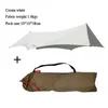 Ohne Stangen!Vialido Großer Raum Outdoor Camping Schatten Anti-Ultraviolett Sonnenschutz Wärmedämmung Camping Shelter Zelt Baldachin Y0706