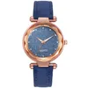 عارضة Starry Sky Charming Watch رمال حزام من الفضة الماس الهاتفي الماس الكوارتز الساعات السيدات وساعات الرسغ