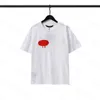 2022 Designer van luxe T-shirt merk t-shirt PA Kleding spray brief korte mouw lente zomer tij mannen en vrouwen tee 011