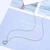 럭셔리 하트 펜던트 초커 목걸이 체인 목걸이 여성 웨딩 쥬얼리 선물 T6P6 G1206