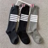 Hosiery Women Stocking High Socks Student JK Striped Men Formell Sock Högkvalitativ Elastisk Tidvatten