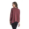 Kvinnor Hål Pullover Tröja Kvinnlig sida Split Långärmad O Neck Lös Sticka Top Femme Vinter Casual Streetwear Höstkläder 210507