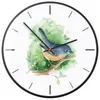 Horloges murales Horloge Mouvement silencieux Moderne Design Montre numérique Circulaire pour salon
