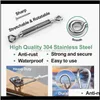 Hooks Rails 42Pcs Awning Accessories Rectangular Heavy Stainless Steel Installation Kit For Square Triangle Shade Sail Otij9 Iyf7U