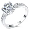 cluster solitaire rings