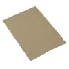 50 stuks 18x26 cm kraftpapier rits stand-up voedselopslag helder plastic raamzak ambachtelijke papier herbruikbare dyypack koffieboon verpakking