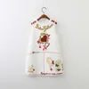 Girls Dress European and American Style Embroidery Flower Vest Dress Spring Autumn Toddler Baby Girls Clothing