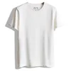 MADEN 2 pièces T-shirt pour hommes à manches courtes col rond noir blanc coton t-shirts hommes Version régulière vêtements solides Y0322