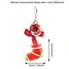 Hars Kerst Keychain Pendant Party Favor Bow-Knot Bell Keyhouder Charm Santa Xmas Tree Sneeuwman Hangenhangers Holiday Decorations Gift Hy0066