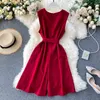 Bandage Korean Style Jumpsuit Women Solid Bow High Waist Office Lady Bodysuit Summer Ropa Mujer Elegant 17110 210415