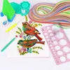 DIY Papper Quilling Tools Kit Mall Mold Board Pin Needles Tweezer Hamdmade Crafts Decoration Tool Other Arts and6711546