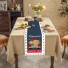 Dzień Niepodległości Biegacz Tabela Nowoczesna Party Wedding Tablecloth and PlaceMats