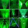 Custom 532nm 100mw colore verde o blu base di illuminazione a fascio spesso piede Doppia spada laser LaserMan show