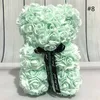 Wedding Party Gifts 25CM Teddy Bear PE Plastic Artificial Flowers Foam Soap Rose Flower Valentines Day Gift Birthday Christmas Decorations