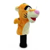 Alla typer av djur Golfhuvudet täcker upp till Fairway Woods Men Lady Golf Club Cover Mascot Novelty Cute Gift 201026