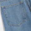 Wixra Basic Jeansソフトパンツハーレム女性ストレートアールマッチハイウエストファムロングデニムの女性プラスサイズ210629