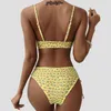 Kobiet stroju kąpielowego Kobieta w stroja kąpielowym Kobieta w kwiecistej bikini zestaw 2 Peice Monokini String Biquini Young Style Summer 2021