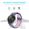 Pour les montres intelligentes Galaxy série 20 22mm bracelet de montre en Silicone souple bracelets de Sport souples perforés