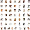 50pcs/Lot Cute Dogs Stickers Waterproof No-Duplicate Stickers Guitar Bicycle Suitcase Water Bottle Helmet Car Decals Kids Gifts Toys Golden Retriever Teddy