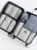 Förvaringspåsar Bagage Rese Bag Kläder Fällbar Portabel Påse Modern Handväskor Leverans Rangement 50SNB