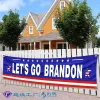 50 * 300cm Bandon Banner文字プリント中庭庭園の国旗ブランドンのストリーマアメリカの旗長いバナーの装飾品供給CN15