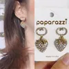 Strawberry Earring Double Letter Charm Stud Luxury Diamond Boucles d'oreilles Halloween Cadeau pour femme