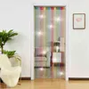 Topfinel brillant chaîne rideau cantonnière gland multi couleur ligne rideaux pour salon fenêtre porte diviseur chambres rideaux 211203