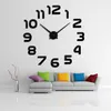 Novo espelho acrílico DIY relógio de parede relógio 3d adesivos de parede grande decorativo relógios de quartzo moderno design 210401