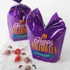 50pcs/lot Halloween Cartoon Cookie Party Decoration Bag Small Gift Jewelry Packaging Bags Food Flat Pocket