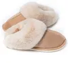Womens Slippers Memory Foam Fluffy Fur Soft Warm House Shoes Indoor Outdoor Winter