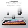 Proteggi schermo in vetro temperato 9D per iPhone 12 Mini 11 Pro X Xr Xs max 6 6s 7 8 plus