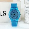 Корейская мода простая продвижение кварцевые женские часы случайные личности студент женские светлые голубые девушки часы оптом