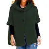 Maglione cardigan con cappuccio lavorato a maglia da donna Inverno Autunno rosa verde Caldo allentato Capispalla Maglieria Cappotto pull femme nouveaute 210604