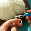 SEWING NOTIONS Verktyg 31st i 1 förpackning 2-8mm Mjukt handtag Häftkrokar DIY Nålar för garnull Handhantverk Vävstickning med väska