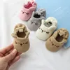 Eerste wandelaars 0-18m baby slippers gebreide stof geboren baby peuter schoenen antislip jongen meisje schattige kleine kinderen Prewalker