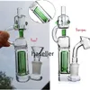 5.9 inchs Comb Perc Percolator Water Bongs Hookahs Thick Glass Smoke Pipe Bubbler Green Small Glasses Bong With 14mm Bowl