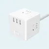 Xiaomi Mijia Rubik's Cube Converter Protection Design Strip 3USB Socket PD Snabb Laddare Plug-in Power Electric Wired Converters