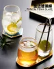 Wijnglazen Nordic Belly Glass Cup Creatieve Fruit Cups Gouden Rim Steel Home Dames Transparant Taza de Cafe Drinkware AC0BL