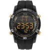 Smael Luxury Brand Mens Sport Klockor Dyk 50m Digital LED Militär Watch Men Fashion Casual Electronics Wristwatches Hot Clock X0524