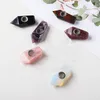 Kerstfeest Gunst Mini Natural Crystal Roken Pijpen Energie Stone Quartz Wand Healing Mineral Pillar Gemstone Tabak Pijp