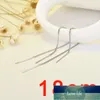 Nuovo minimalista catena color argento lunga nappa orecchino a goccia per le donne dichiarazione orecchini pendenti personalità orecchio linea gioielli regalo prezzo di fabbrica design esperto
